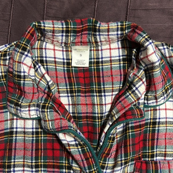 Liz Claiborne Plaid Paj Set - Picture 5 of 5